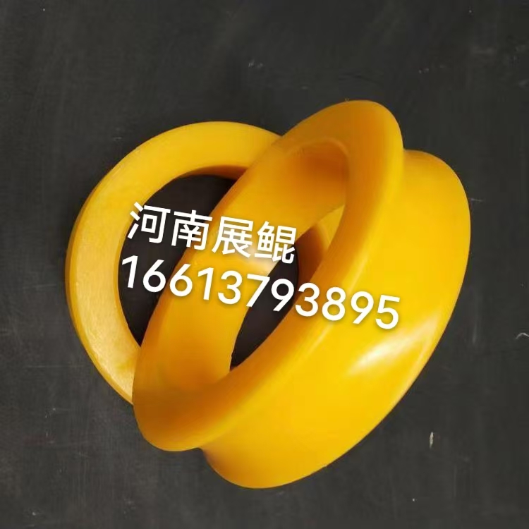 猴车轮衬架空乘人托绳轮轮衬聚氨酯胶圈猴车托压绳轮轮衬