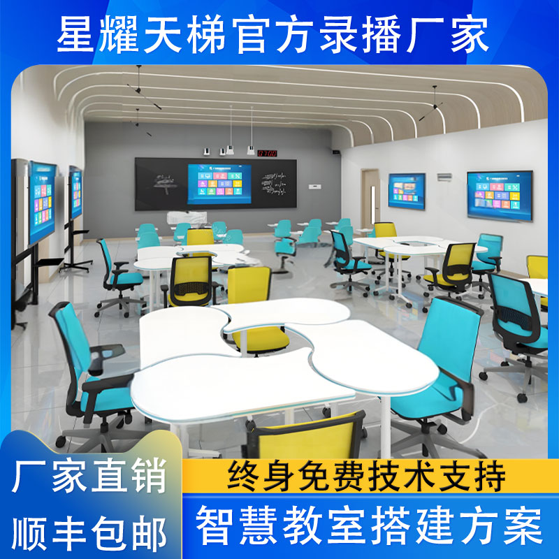 研討型智慧錄播教室搭建方案名師課堂遠程互動全自動精準錄播設(shè)備