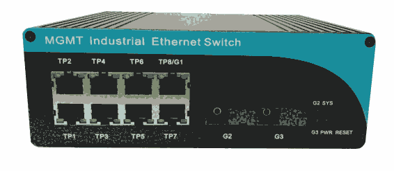工业网管型千兆光纤交换机 环网两光八电