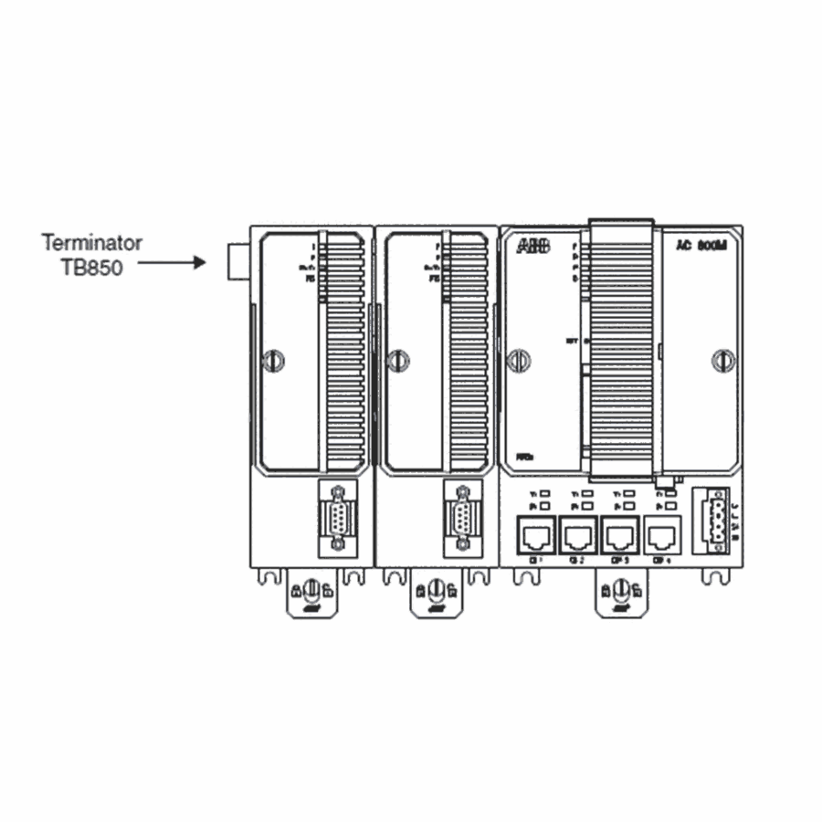 ABB	DO820	数字量输出模块	S800 I / O模块