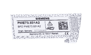 Siemens PME73.812A2 BPZ:PME73.812A2中导编程模块