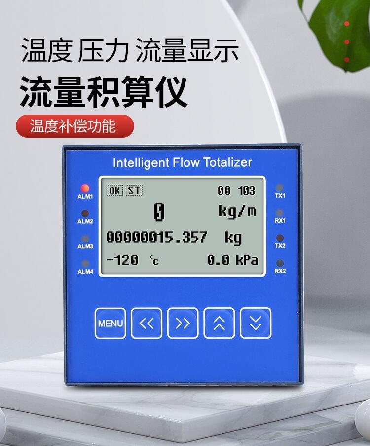 SXG-M智能流量積算儀瞬時累計蒸汽溫壓補償顯示