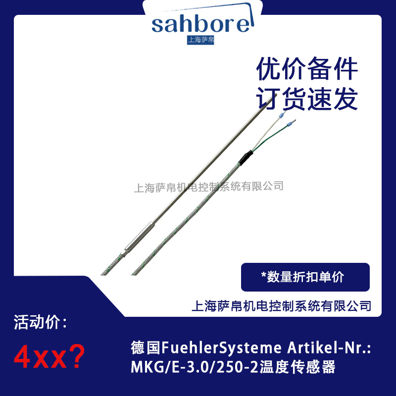 德国FuehlerSysteme MKG/E-3.0/250-2温度传感器 议价