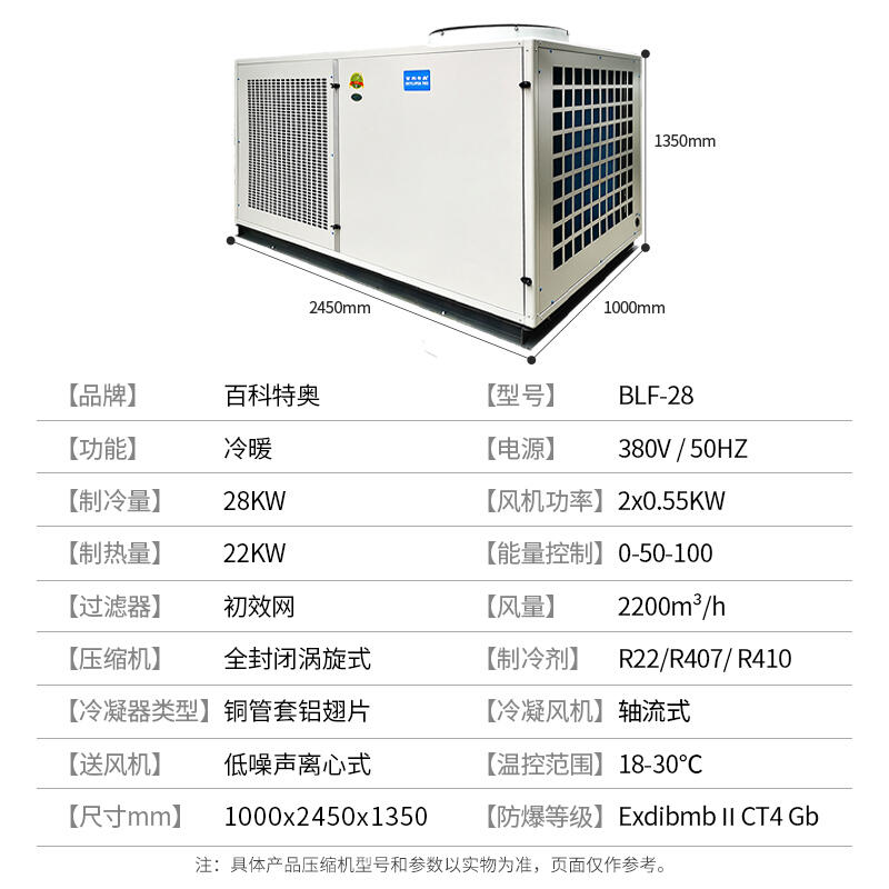 南陽防爆空調(diào)-臥式10P防爆空調(diào)BLF-28