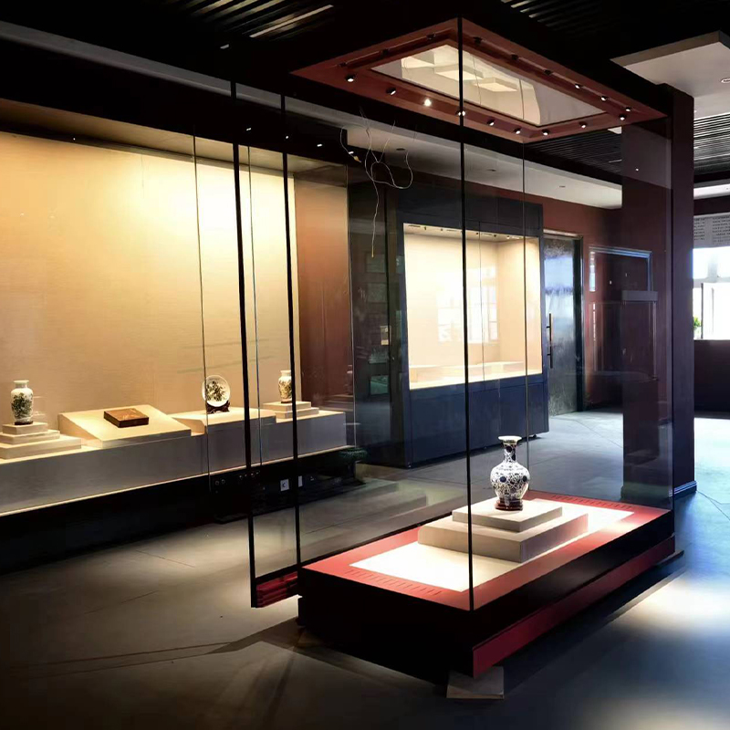 甘肅最新博物館展柜，甘肅抽屜式文物展柜，甘肅電動(dòng)升降博物館展柜