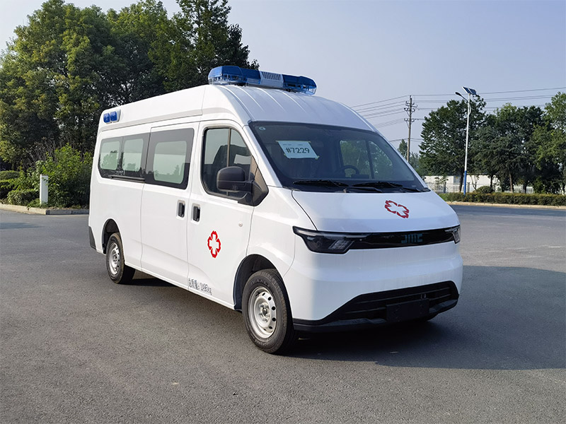 江鈴E福順 藍(lán)牌 新能源電車 電動救護車 轉(zhuǎn)運救護車 院后轉(zhuǎn)運救護車
