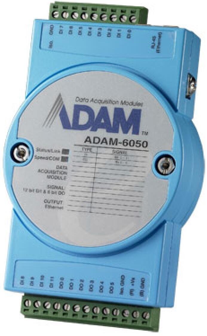 Advantech  ADAM-6050-D  研華18路隔離數字量I/O模塊 支持容錯過壓保護干濕