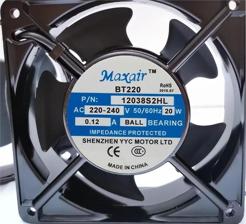 Maxair BT220 12038S2HL  220-240V  50/60Hz  0.12A  