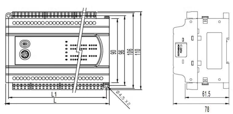 DVP40ES200R DVP40ES200T CPU MODULE 台达PLC可编程控