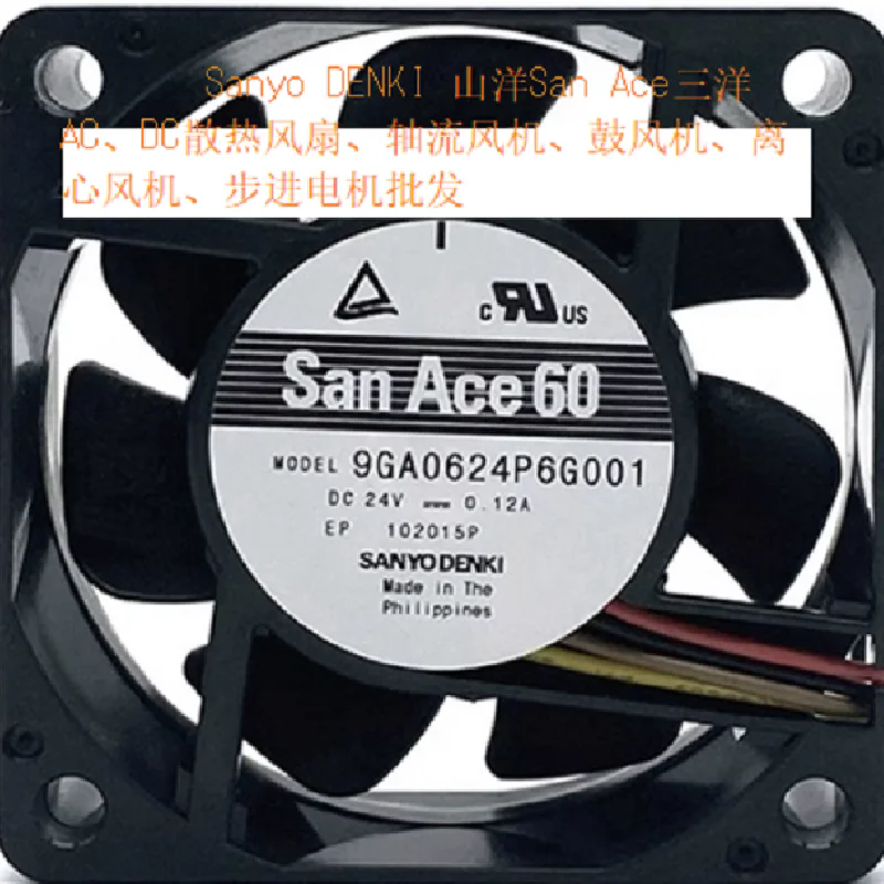 SANYO San Ace60 9GA0624P6G001 DC24V 0.12A 风扇