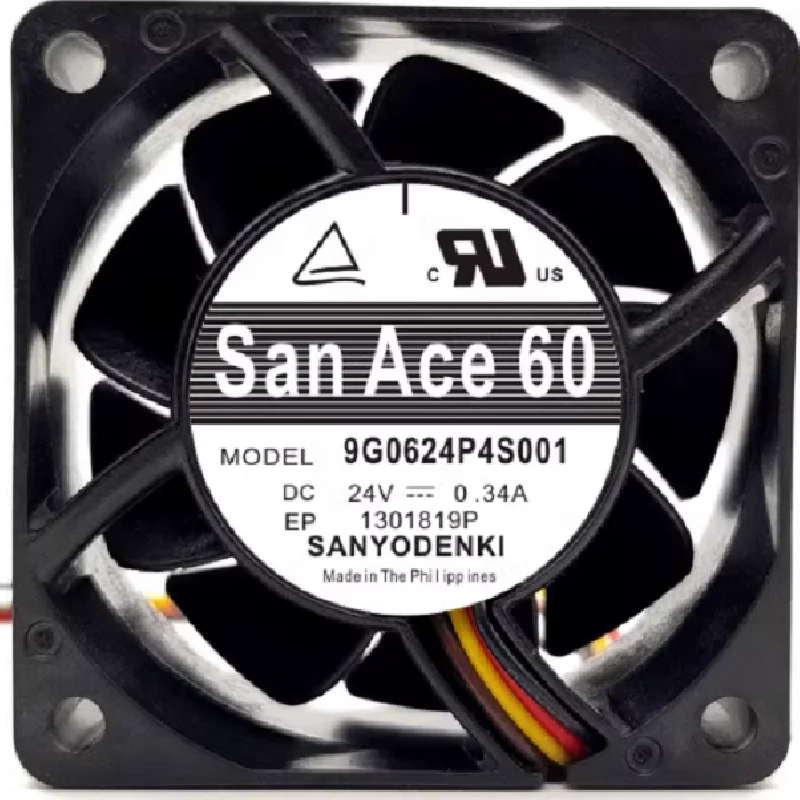 San Ace60 9G0624P4S001 DC24V 0.34A 12025风扇