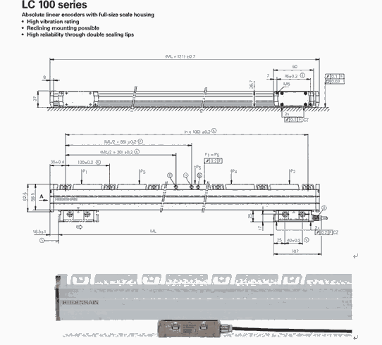 希而科特价供应heidenhain/海德汉 密封线性编码器 LC 100系列