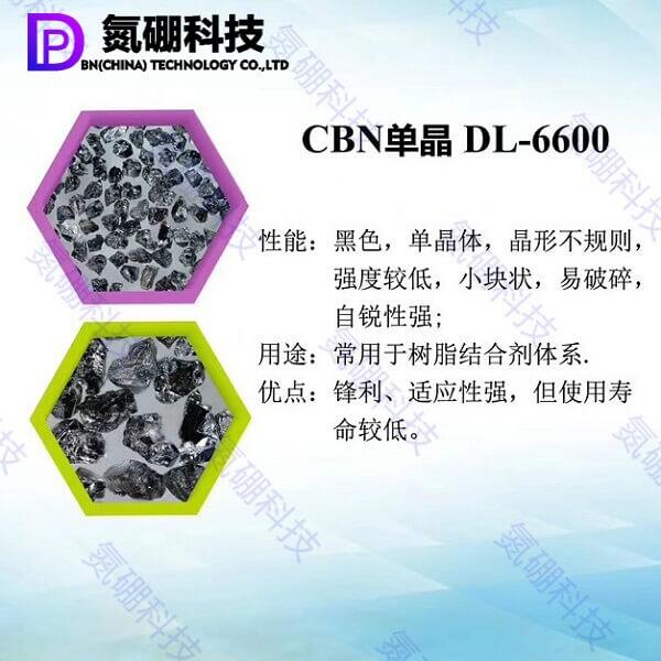 CBN黑色单晶微粉自锐性强DL-6600 氮硼科技