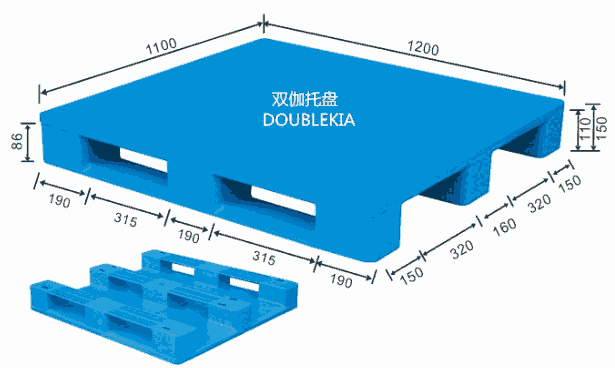 平板川字塑料托盤在倉儲管理中的作用
