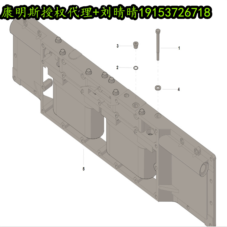 3804958潤滑油冷卻器轉(zhuǎn)換套件 美康柴油機(jī)礦機(jī)維修機(jī)