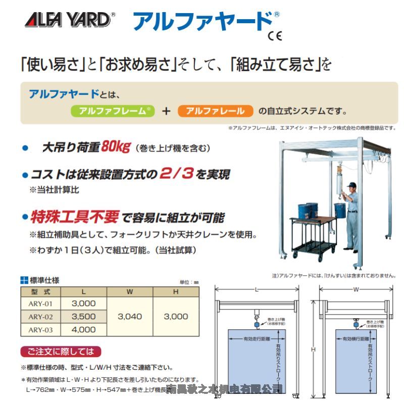 日本ALFARAIL SYSTEM豐通滑輪ARS500H-EC1 ARS200H-EC1