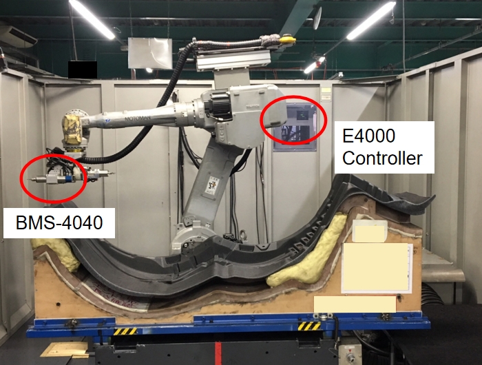 汽車擋泥板自動化去毛刺BMS-4040 