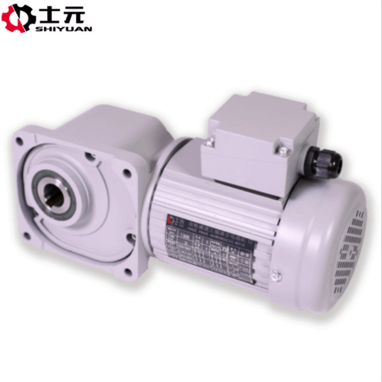 南通市齒輪減速機SGF15-H-200W-10-S空心軸微型直交軸齒輪減速電機