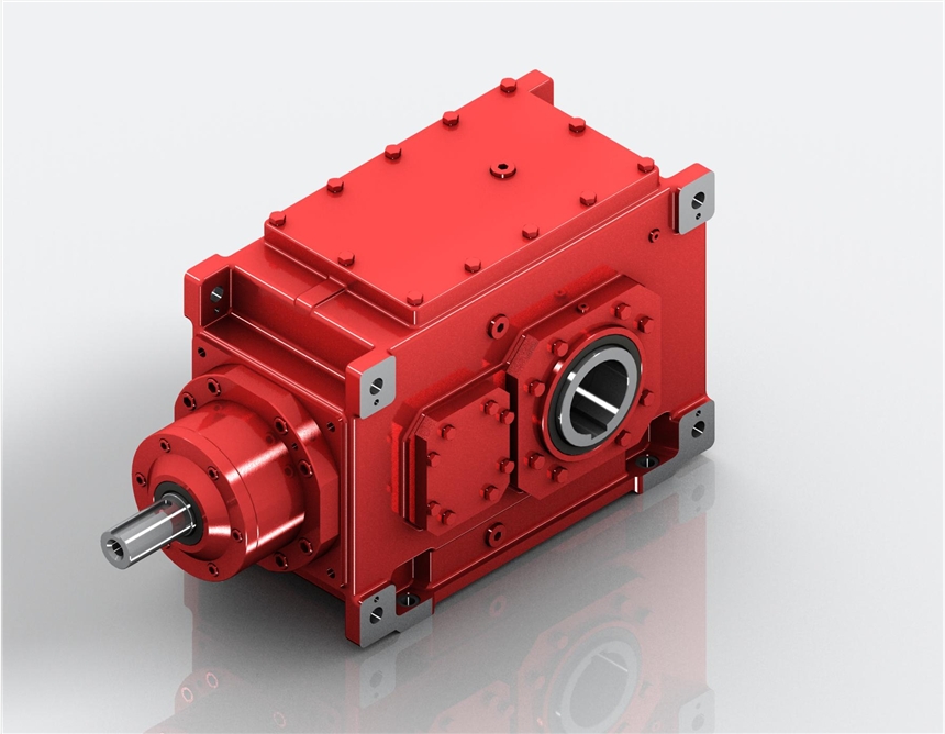 山東HB系列重載工業(yè)齒輪箱 45KW齒輪減速箱