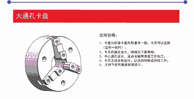 代理銷售BOSSCHUCK大通孔卡盤.中心通孔設(shè)計