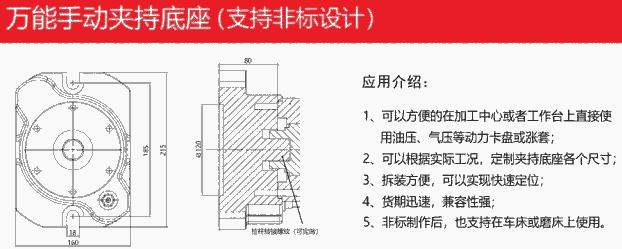 优势提供BOSSCHUCK手动夹持底座 稳定性好