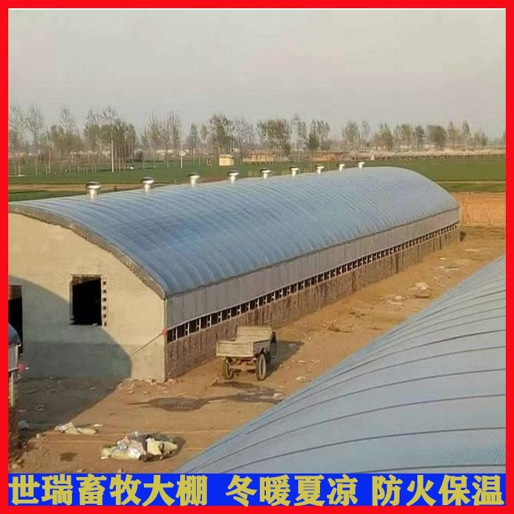 安装鸡舍大棚方法 肉鸡养殖大棚建设 养鸡大棚施工成本