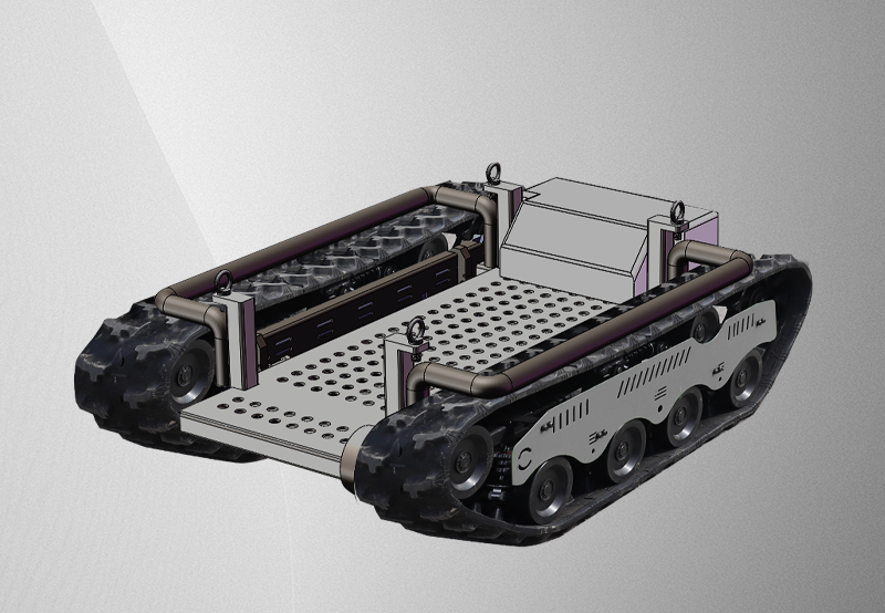  水下巡检疏浚机器人履带式底盘车AFD-L12智能移动平台防水密封稳定