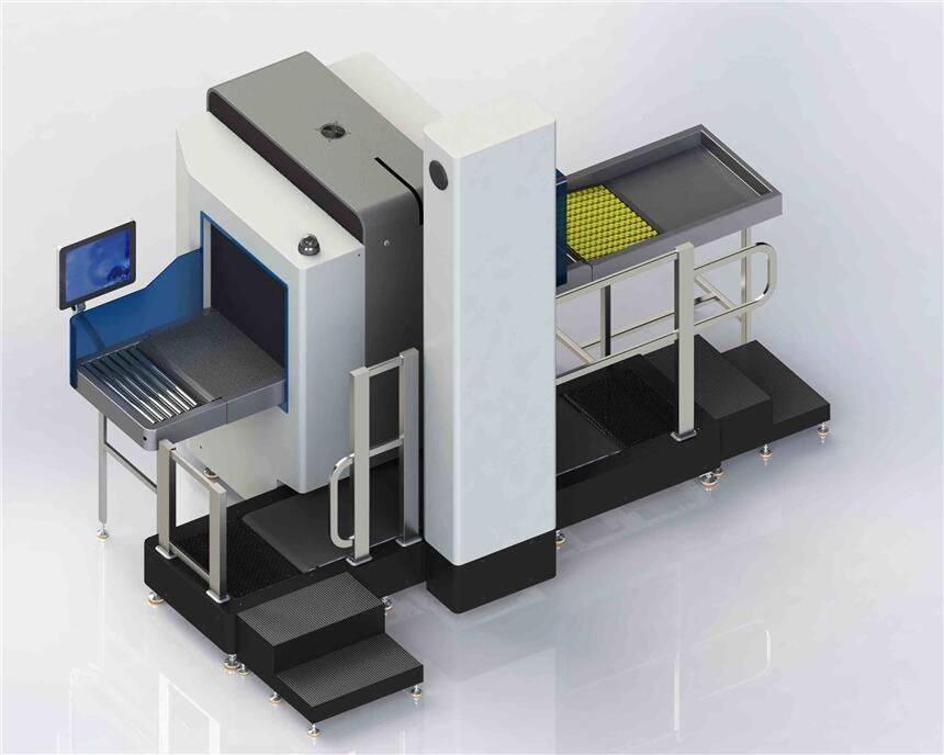 啟路達(dá)神槍雙通道人包安全檢查儀人體安檢機