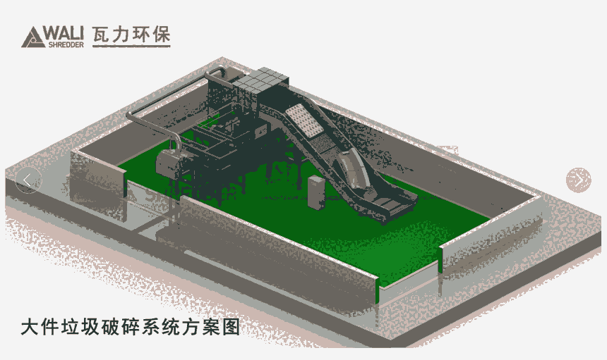 大件生活垃圾破碎机 沙发床垫处理设备