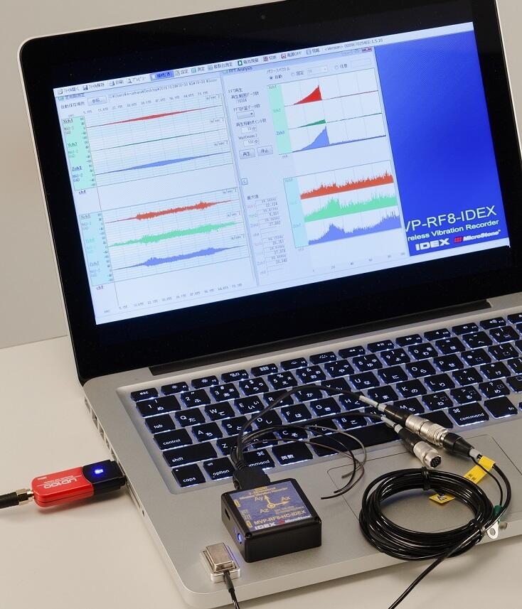 日本idex3轴无线振动记录仪