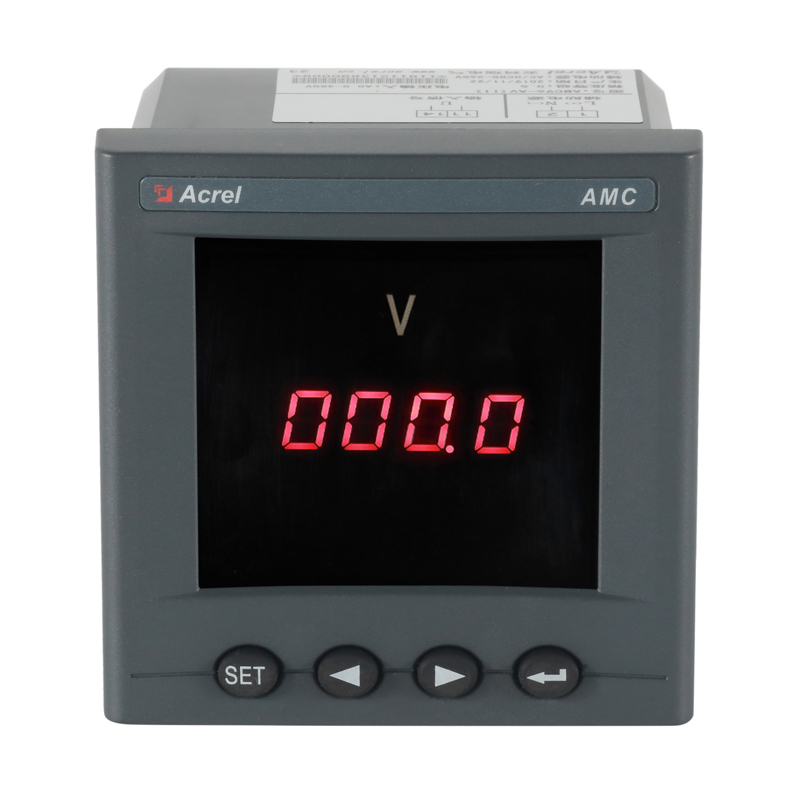 安科瑞AMC系列单三相电压表AMC96L-AV3交流数显液晶屏检测仪表