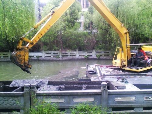 蘇州河道清淤魚塘清淤抽污泥