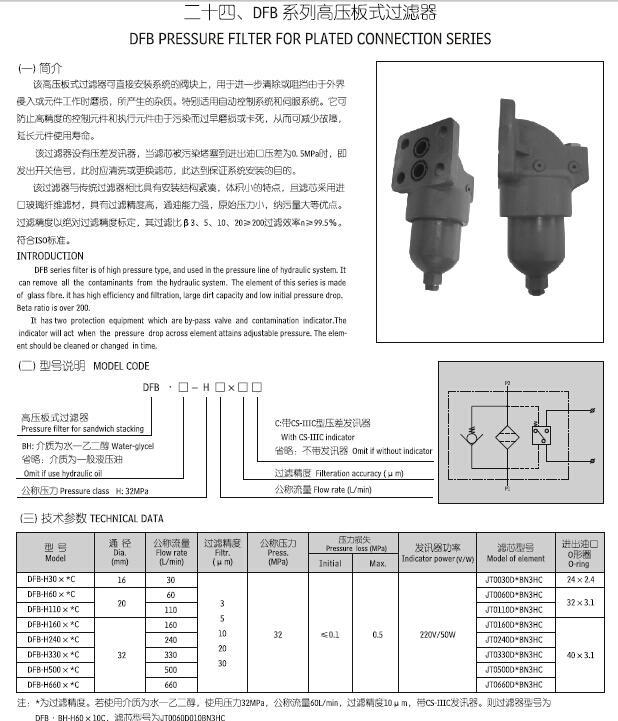 南京GU-H25*30,GU-H25*40,压力管路过滤器现货供应