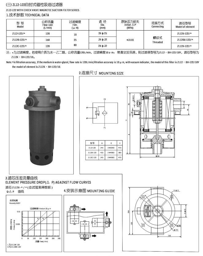 克孜勒ZU-A1000*20FP,ZU-A1000*30FP,回油过滤器优质产品