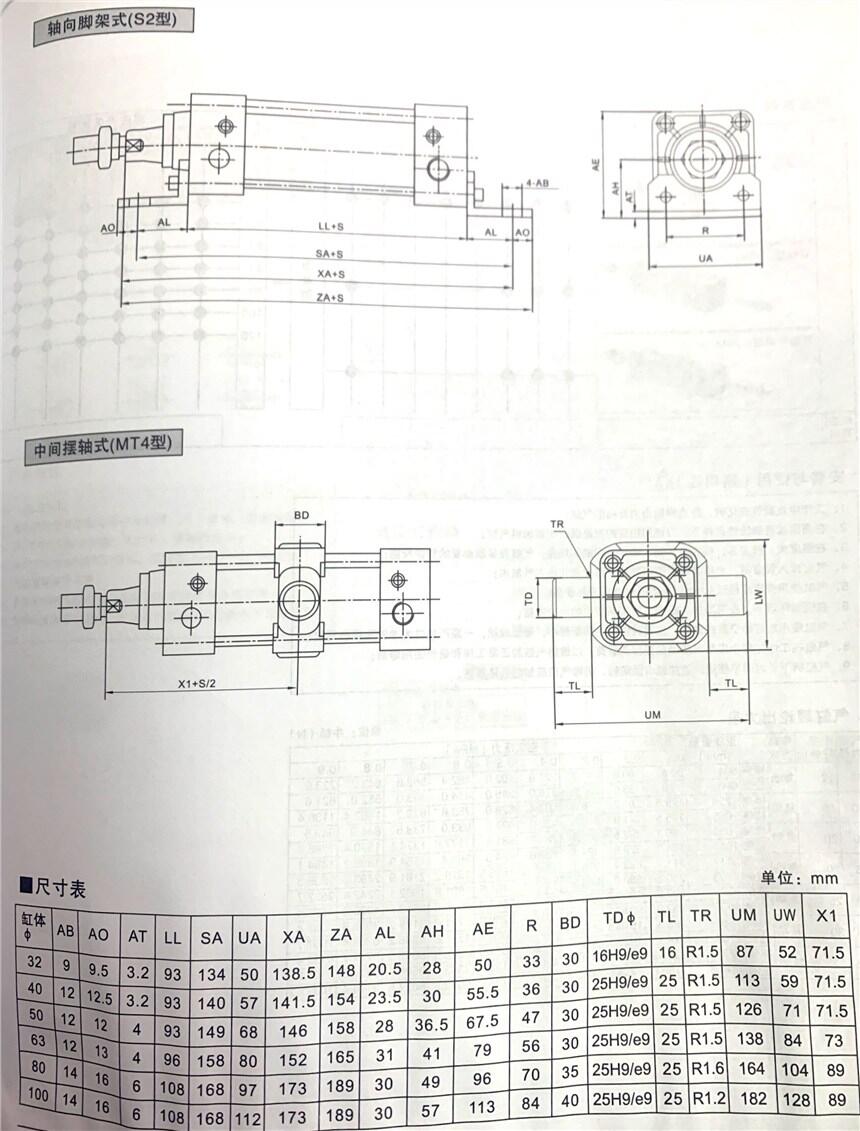 湘西QGBQ63-150MS2,轻型气缸现货供应