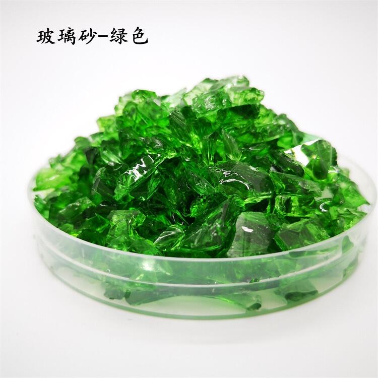 邦拓供應(yīng) 飾品裝飾用玻璃砂 不規(guī)則透明玻璃砂 雕刻用玻璃砂