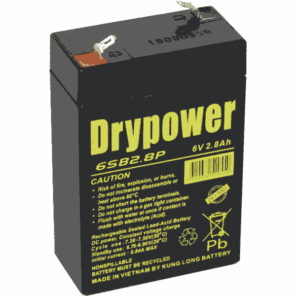 美国DRYPOWER蓄电池12NBN7P-F2价格