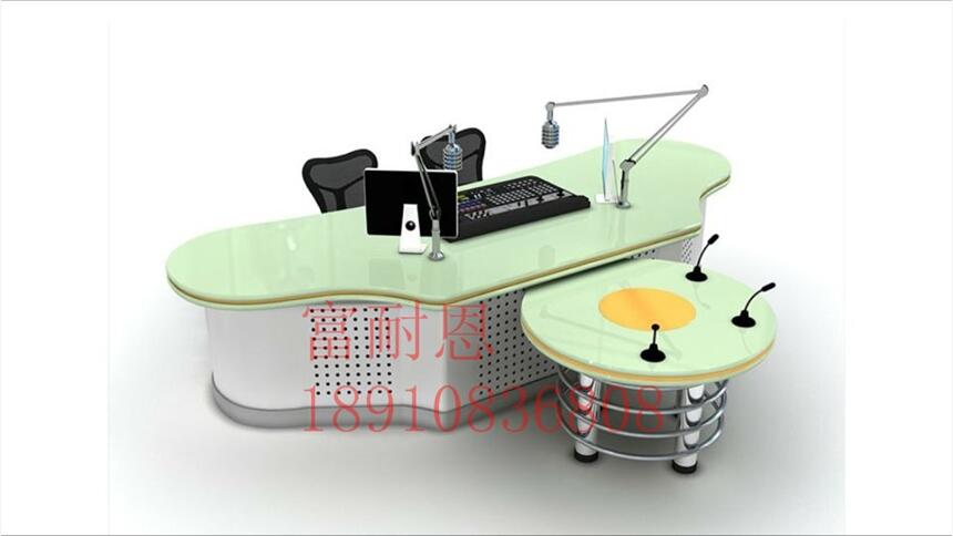 非編臺(tái)播音桌新聞播音桌演播室訪談桌媒體室演播桌導(dǎo)播桌錄音桌