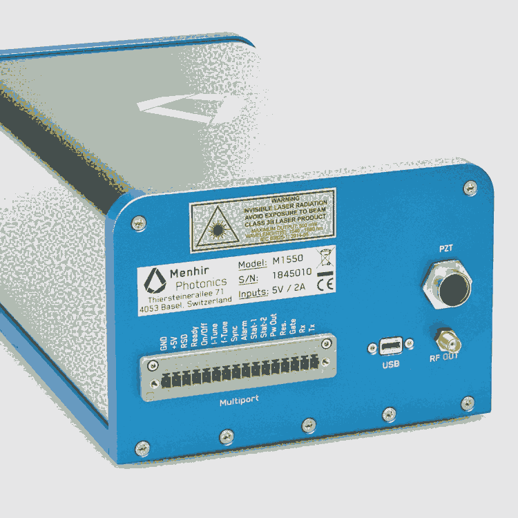 瑞士menhir-photonics  激光器 中心波長：1560 nm +/- 10 nm