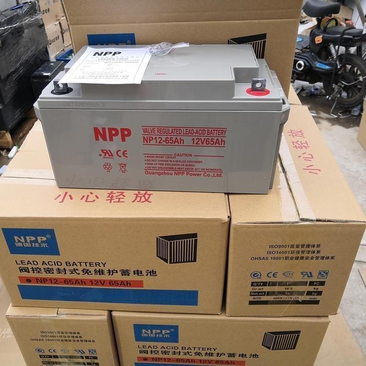 耐普蓄電池NP12-65太陽(yáng)能直流屏不間斷電源NPP12V65AH