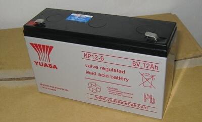 YUASA湯淺蓄電池 NP12-6 6V12AH 照明設備 應急電源 UPS電源電瓶