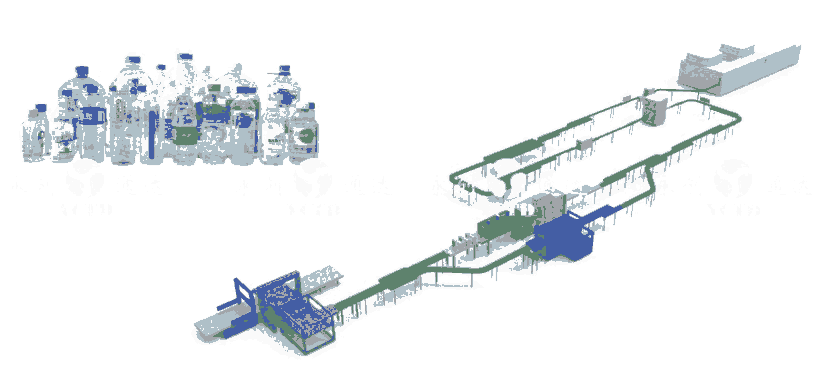 永创通达 PET饮料包装饮用水生产线 瓶装水生产线