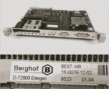 BERGHOF控制器NR:16-0076-12-02