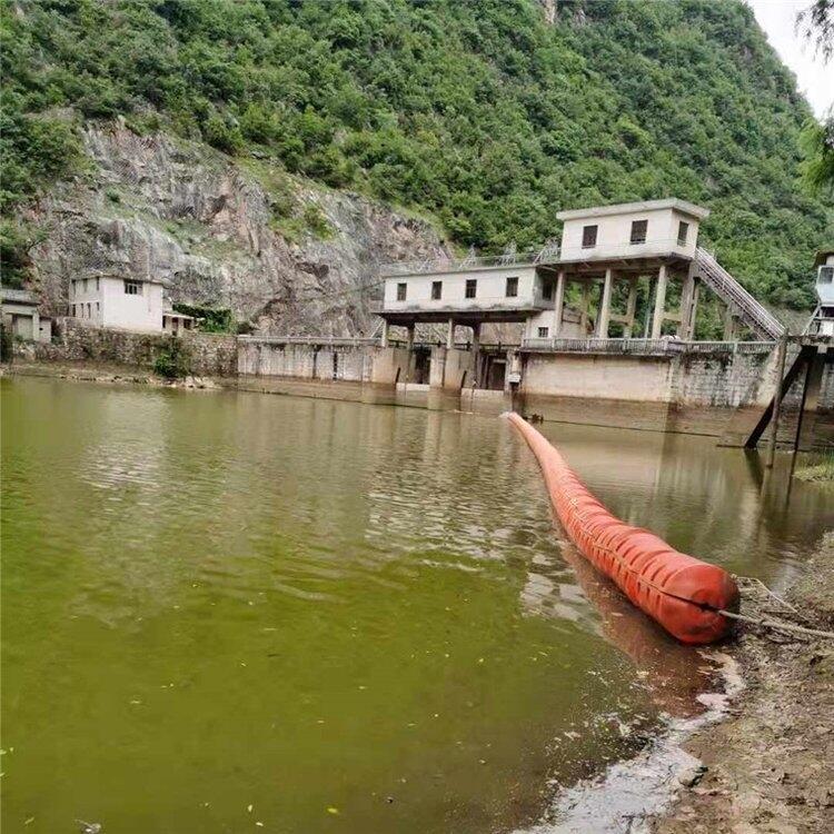 拦漂浮垃圾 水面PE警示浮体