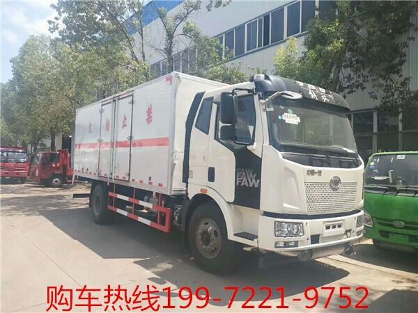 危货车_易燃液体厢式运输车_江西工厂详细参数