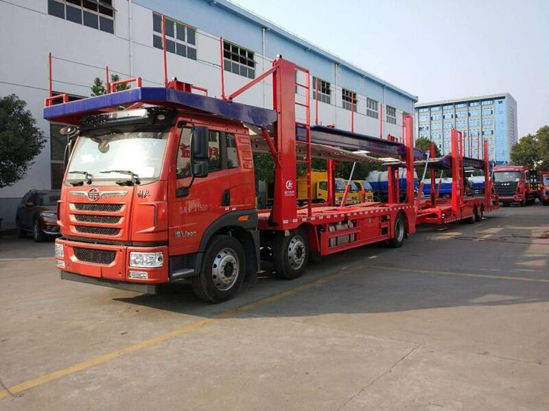 柳汽乘龍單橋轎車運輸車漯河市包上戶