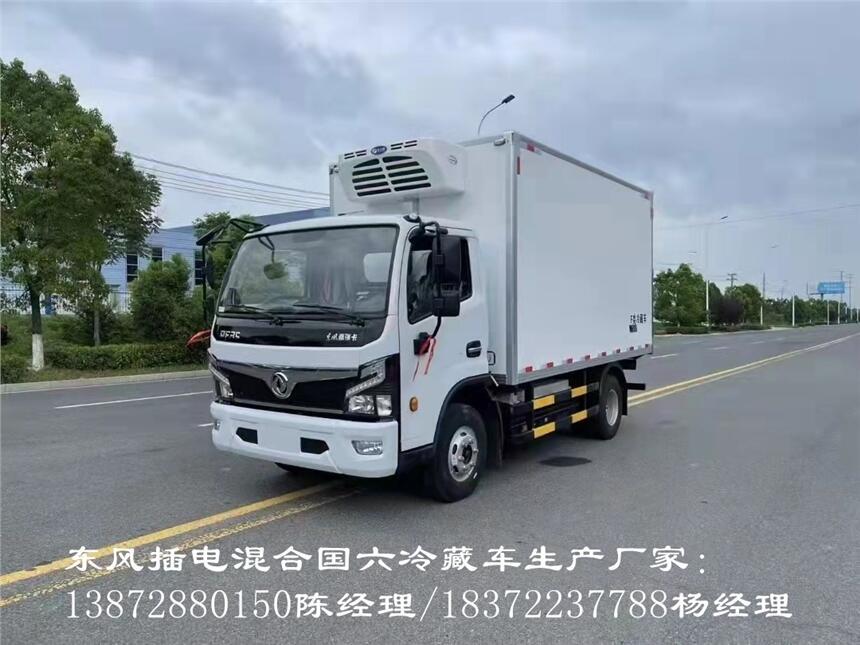 常德市6.8米東風(fēng)天錦KR國(guó)六冷藏車 