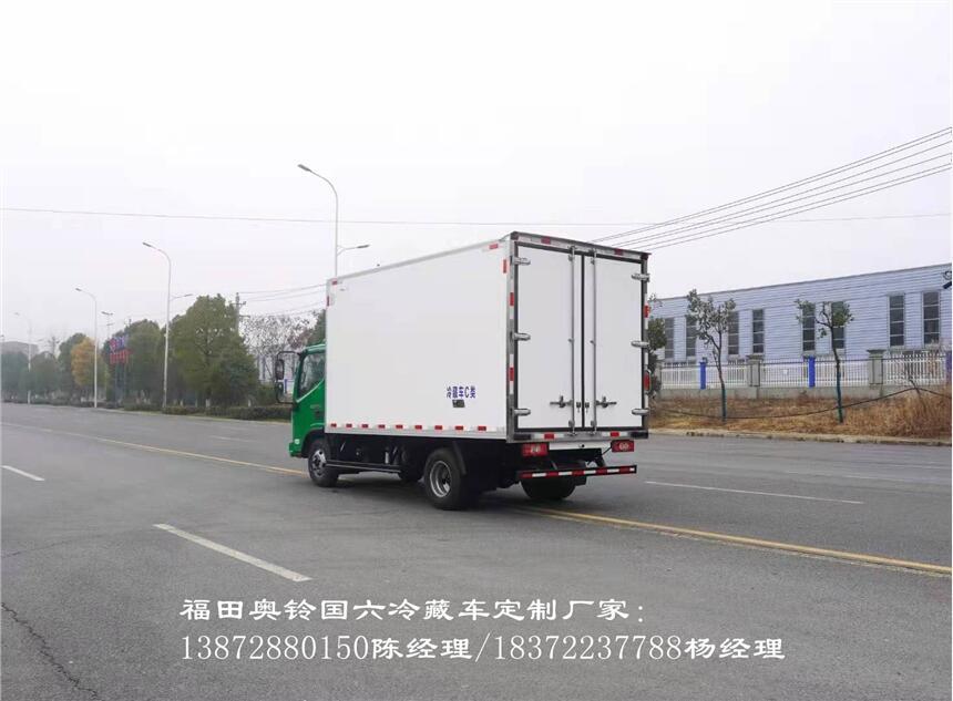 陽江市國六新款東風(fēng)天錦6米8冷藏車 