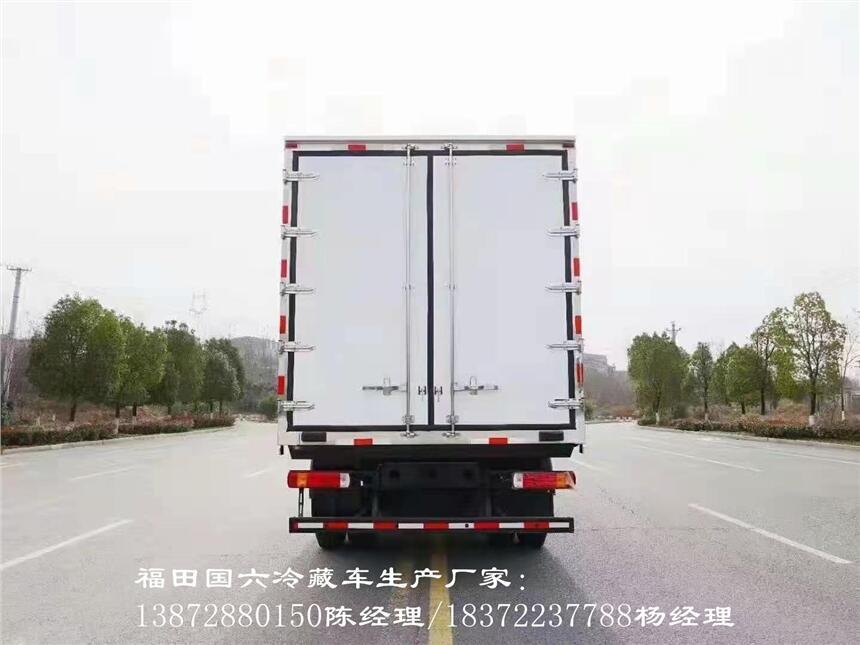 三沙市東風(fēng)天錦三軸9.6米冷藏車