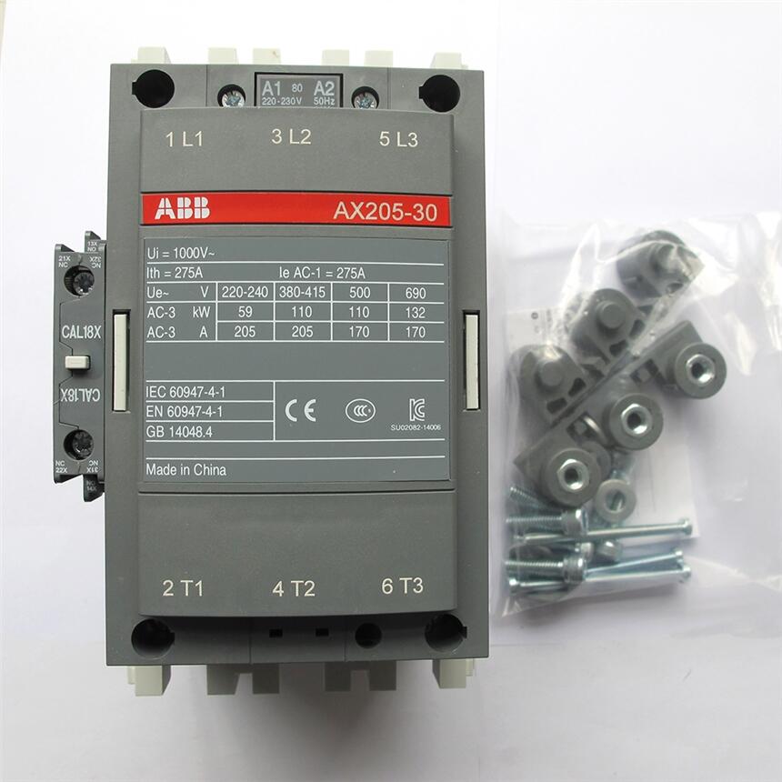 湖南长沙ABB交流接触器AX205-30-11 防护等级IP20更安全